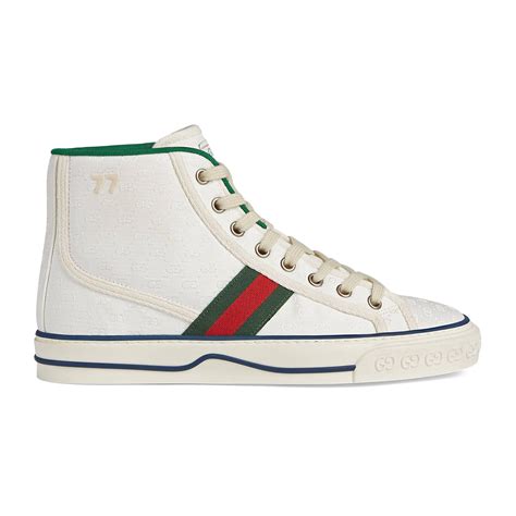 gucci 1977 tennis shoes slip on|gucci 1977 high top.